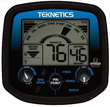 teknetics omega 8000 metal detector